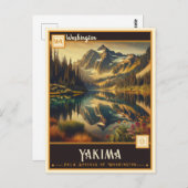 Yakima, Washington| Vintag Postkarte (Vorne/Hinten)