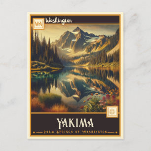 Yakima, Washington Vintage Postkarte