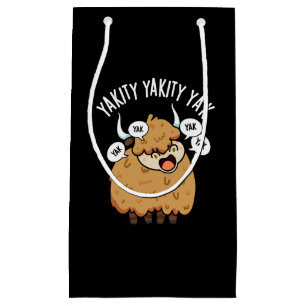 Yakity Yakity Yak Funny Animal Pub Dark BG Kleine Geschenktüte