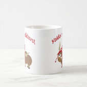 Yakky Urlaub! Winter Yak Kaffeetasse (Mittel)