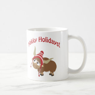 Yakky Urlaub! Winter Yak Kaffeetasse