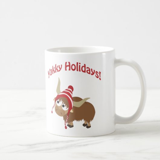 Yakky Urlaub! Winter Yak Kaffeetasse (Rechts)