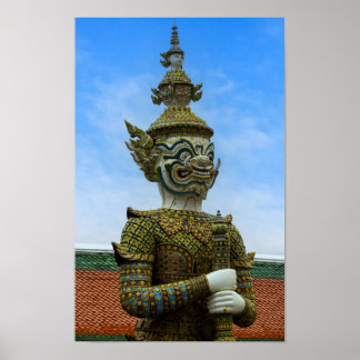 Yaksha-Statue in Bangkok Poster
