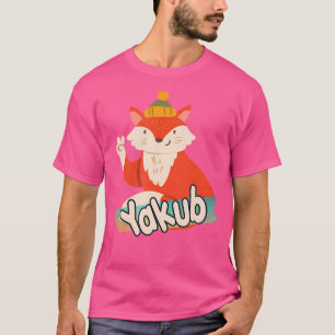 Yakub Niedlicher Boy Name mit Coolem Fuchs T-Shirt