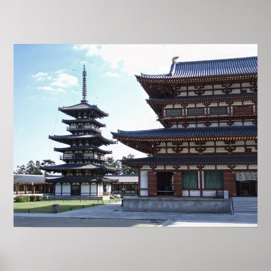 Yakushi-ji Temple 2 - Nara Japan Poster (Vorne)