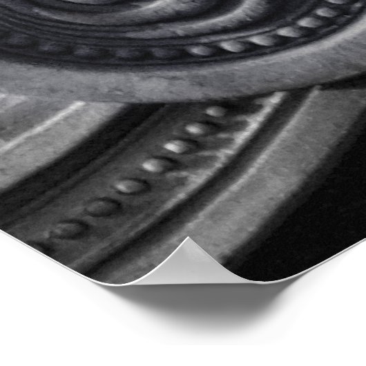 YAKUSHI-JI TEMPLE ROOF TILE POSTER (Ecke)