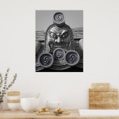 YAKUSHI-JI TEMPLE ROOF TILE POSTER (Küche)