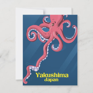 Yakushima Japan Travel Poster
