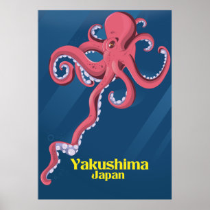 Yakushima Japan Travel Poster
