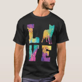 Yakutskaya Laika Love T-Shirt (Vorderseite)