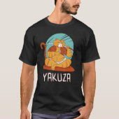 Yakuza Cat Gokudo Japanisch Mafia Katana Japan Sak T-Shirt (Vorderseite)