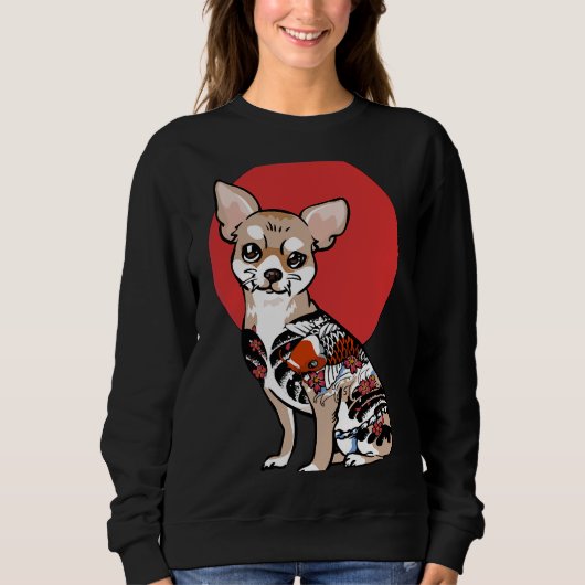 Yakuza Chihuahua Sweatshirt (Vorderseite)