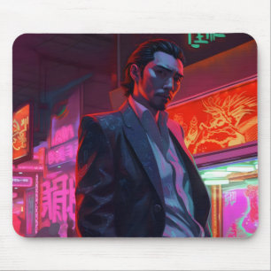 Yakuza Neon City Mousepad