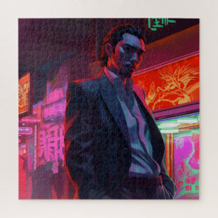 Yakuza Neon City Puzzle
