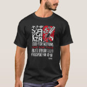 Yakuza - weißes und rotes Design - T-Shirt (Vorderseite)
