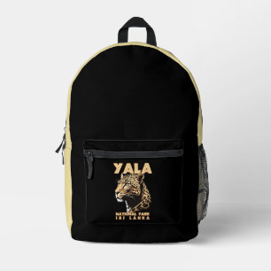 Yala-Nationalpark - Sri Lanka Leopard Bedruckter Rucksack