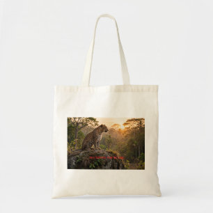 Yala Nationalpark Sri Lanka Leopard Holz Wandkunst Tragetasche