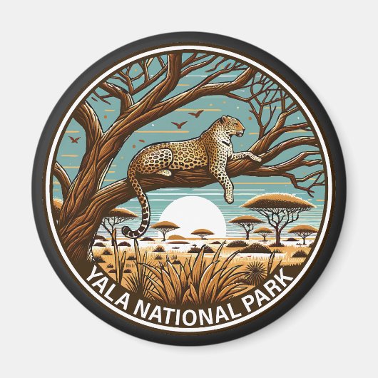 Yala Nationalpark Sri Lanka Magnet (Vorne)