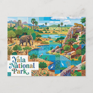 Yala Nationalpark Sri Lanka Postkarte