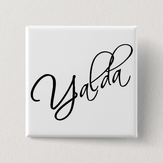 Yalda Button (Vorderseite)