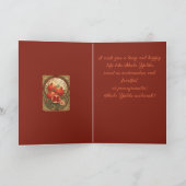 Yalda-Granatapfel-Chelle-Nacht-Feier Feiertagskarte (Innenseite)