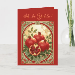 Yalda Granatapfel Chelle Nachtfrüchte Karte