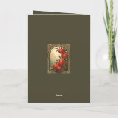 Yalda Granatäpfel Wintersonnenwende Symbolik Karte (Rückseite)