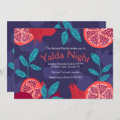 Yalda Night Einladungen (Vorne/Hinten)