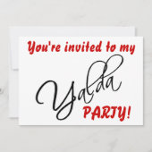 Yalda Party Einladung Card (Vorderseite)