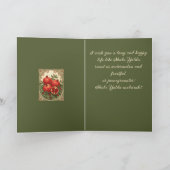 Yalda Pomegranates Persian Winter Solstice Karte (Innenseite)