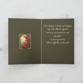 Yalda Pomegranates Winter Solstice Symbolism Karte (Innenseite)