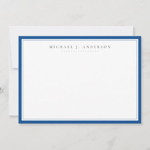 Yale Blue Beruflich Correspondence Mitteilungskarte