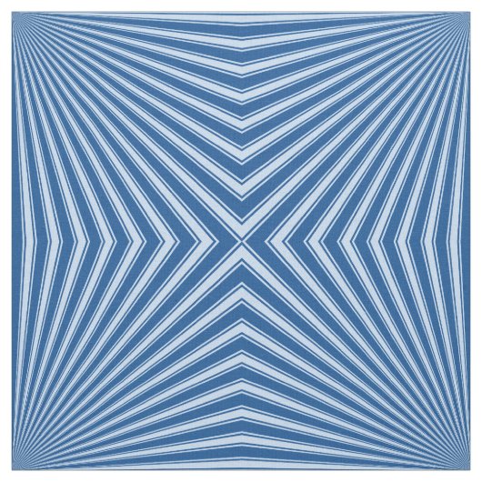 Yale Blue Funky Sun Rays Hintergrund Stoff (Muster)