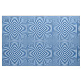 Yale Blue Funky Sun Rays Hintergrund Stoff (Fat Quarter (45,7 x 55,9 cm))