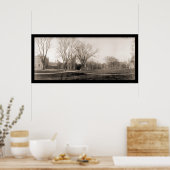 Yale Campus Birdseye Foto 1902 Poster (Küche)