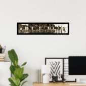 Yale Crew Team & Subs Großes Foto 1910 Poster (Heimbüro)