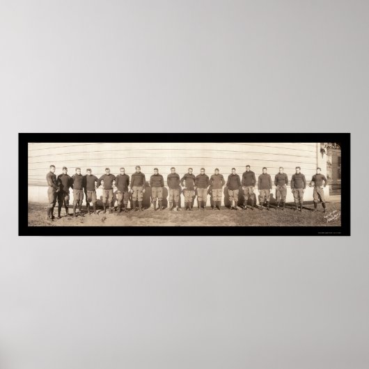 Yale Football Team Foto 1908 Poster (Vorne)