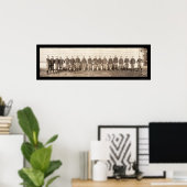 Yale Football Team Foto 1908 Poster (Heimbüro)