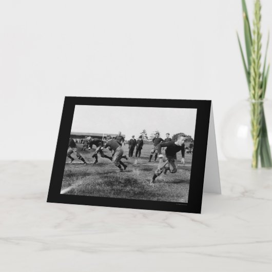 Yale-Fußball-Praxis 1912 Karte (Vorderseite)