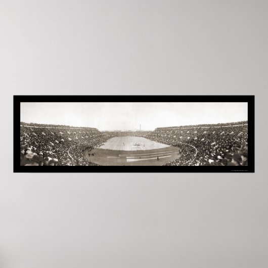 Yale Harvard Football Foto 1905 Poster (Vorne)