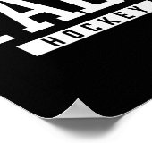 Yale High School Eishockey Poster (Ecke)
