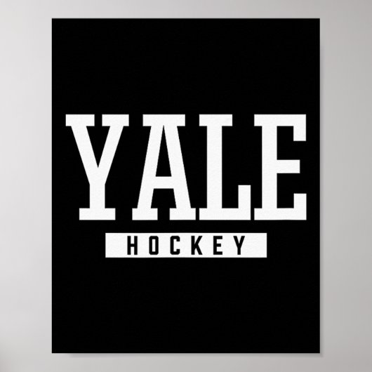 Yale High School Eishockey Poster (Vorne)