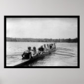 Yale Rowing Racing Muschel 1915 Poster (Vorne)