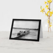 Yale-Rudersport, das Muschel 1915 läuft Karte (Gelbe Blume)