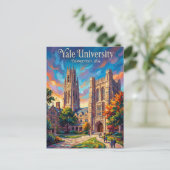 Yale-Universität Connecticut Postkarte (Stehend Vorderseite)