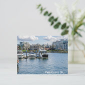 Yaletown City Roundhouse Vancouver BC Postkarte (Stehend Vorderseite)