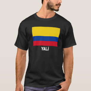 Yalí Colombia Flag Emblem Escudo Bandera Wappen T-Shirt