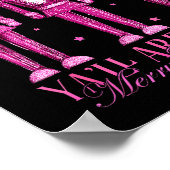 Y'all Are Nuts Nutcracker Christmas Funny Xmas  Poster (Ecke)