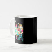 Y'all Are Nuts Nutcracker Crochet Christmas Funny Kaffeetasse (Vorderseite Links)