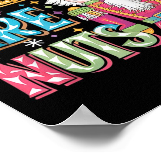 Y'all Are Nuts Nutcracker Funny Merry Christmas Xm Poster (Ecke)